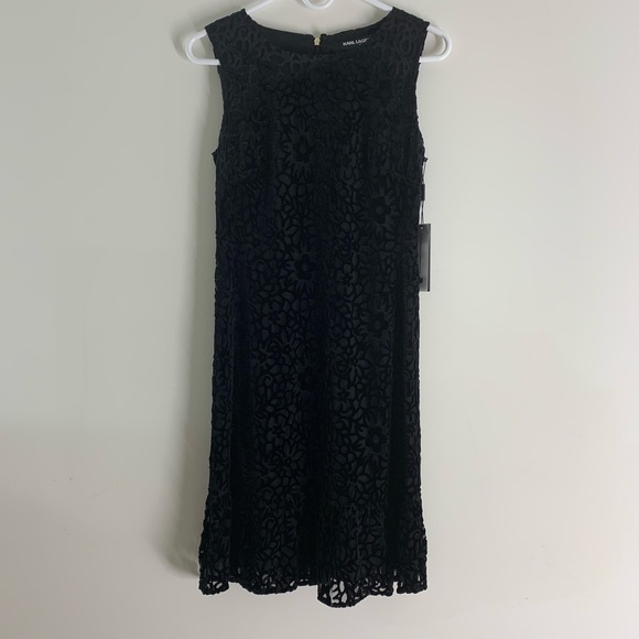 Karl Lagerfeld FLORAL BURNOUT SHIFT DRESS - Picture 5 of 8